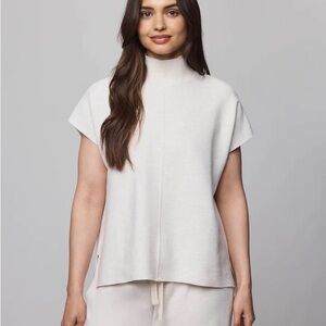 Splendid Cream Muscle Tee